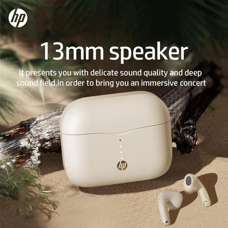 HP Wireless Earphone, Noise Cancelling Wireless Earbuds Audio, Earphone with Built-In Mic, Portable Earbuds for Gaming, Sports, Office