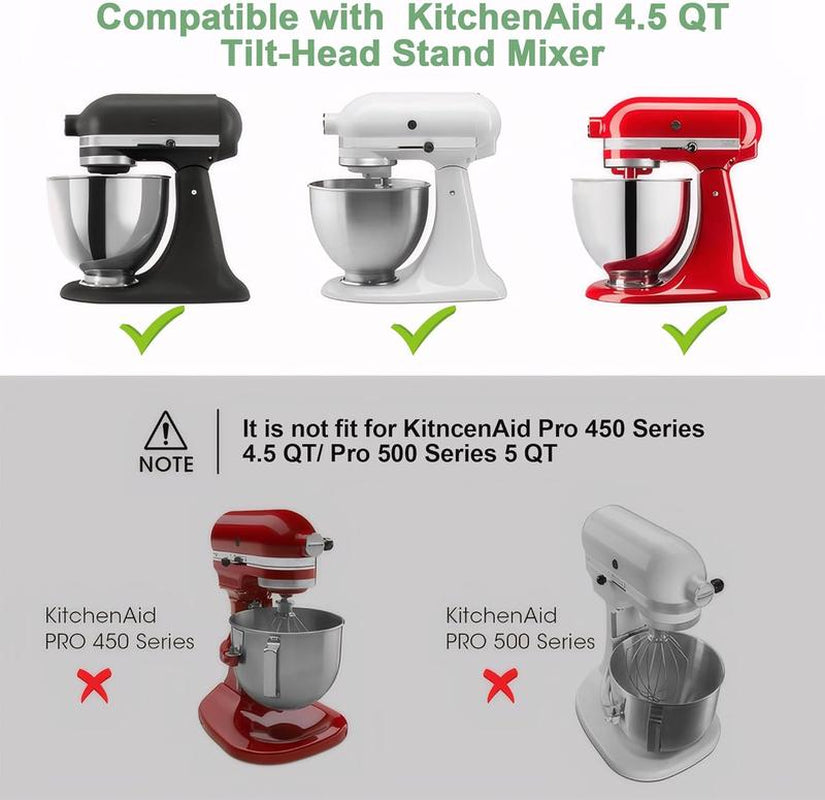 Mixer Slider Mat for Kitchenaid 4.5-5 QT Stand Mixer, Acrylic Convenient Sliding Tray Appliance Sliders for Kitchen Appliances Kitchen Aid Mixers Accessories, Transparent
