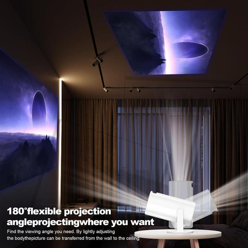Home Portable Projector, HD Mini Projector, USB & Wifi Projector, Suitable for Various Scenarios