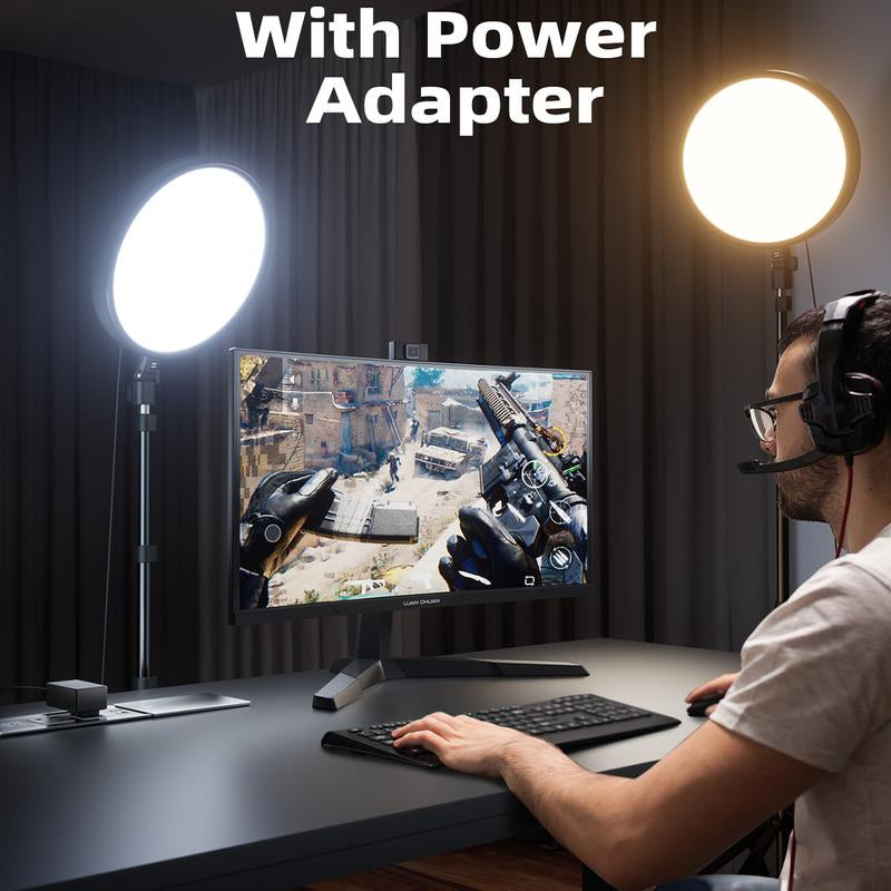 Weilisi Studio-Level Lighting for Content Creators - 13" Full-Screen Ring Light with 79" Adjustable Stand | No Shadows, Perfect for 4K Makeup Videos & Podcasts((Phone Mount+Remote)