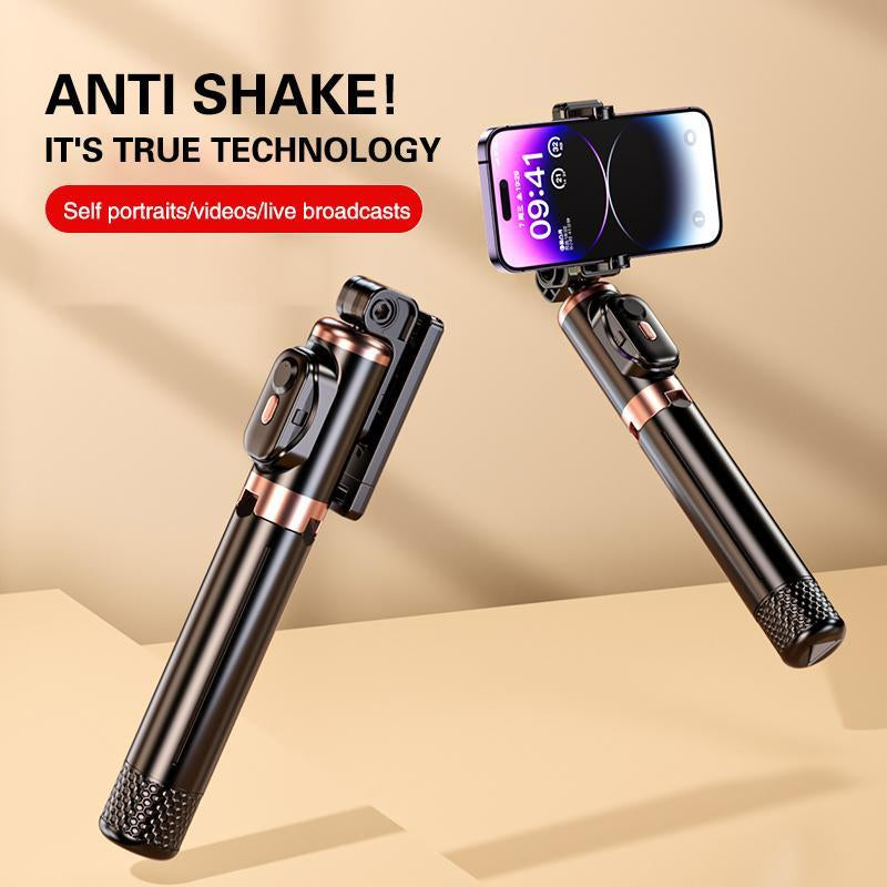 Selfie Stick Tripod , 45" Selfie Sticks with Wireless Remote, Portable Phone Tripod Compatible with 4''-7'' Iphone/Android Smartphones Selfie Stick for Travel Video Record Vlog,Tiktok Accessories Mobile Cellphone