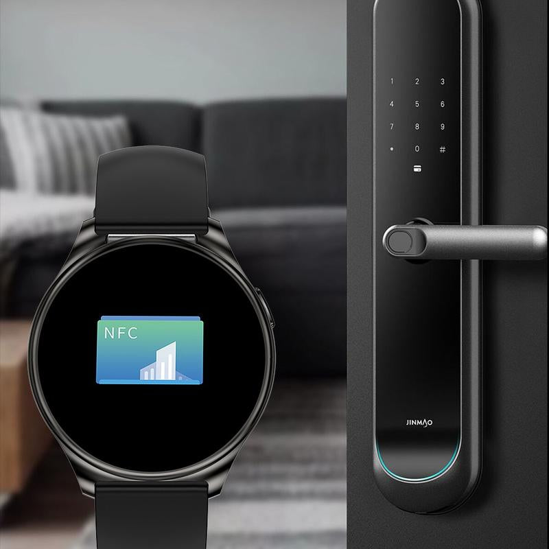 BLACK X11 2In1 Smartwatch with Earbuds, Fitness Tracker, TWS, NFC, Multi-Sport Mode, BT, Ios/Android, Stylish Wearable, Gift for Men/Women. Bluetooth