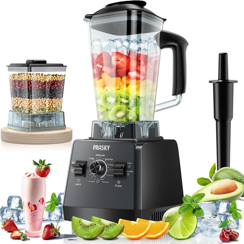 {Live}Professional 75Oz & 68Oz Blender, BPA Free 2 Containers Countertop Blenders Ice Crushing, Juice Smoothies,Grinder Combo 25000RPM Powerful Crusher Machine/Smoothielover/Smarthome/Smartliving
