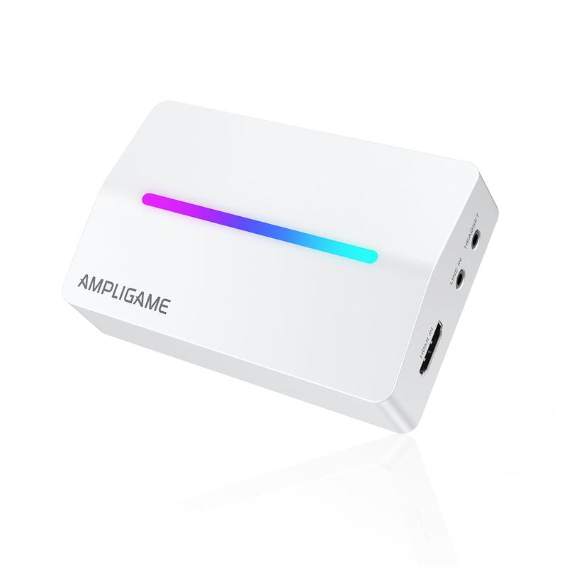 FIFINE Ampligame Video Capture Card, HD 1080 60Fps for Audio Video, Gaming, Live Streaming, HDMI to USB Capture Card Compatible with Ps4/Windows/Mac Os/Switch/Xbox, - Ampligame V3