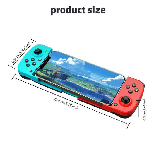 BSP-D3 Gamepad, Bluetooth-Compatible Gaming Controller, Stretchable Joystick for Ios/Android/Pc/Ps4, Portable Console Accessories