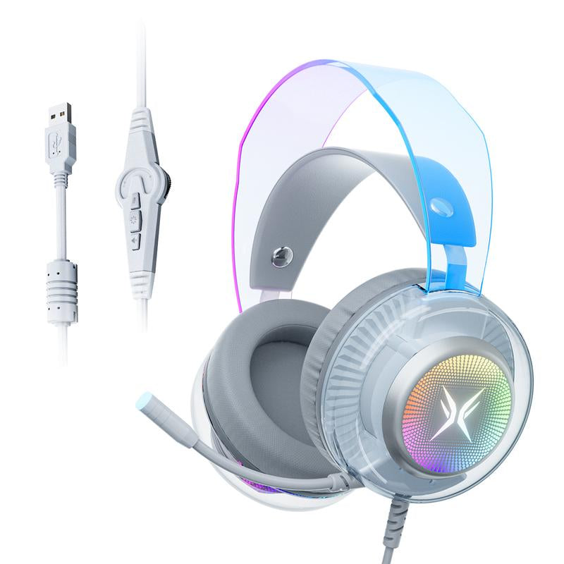 TAGRY TRONICX G7 Wired PC Gaming Headset with 50Mm Driver, ENC Microphone, USB Headset with 7.1 Surround Sound, Control Box for Pc/Ps5/Ps4/Switch Dock