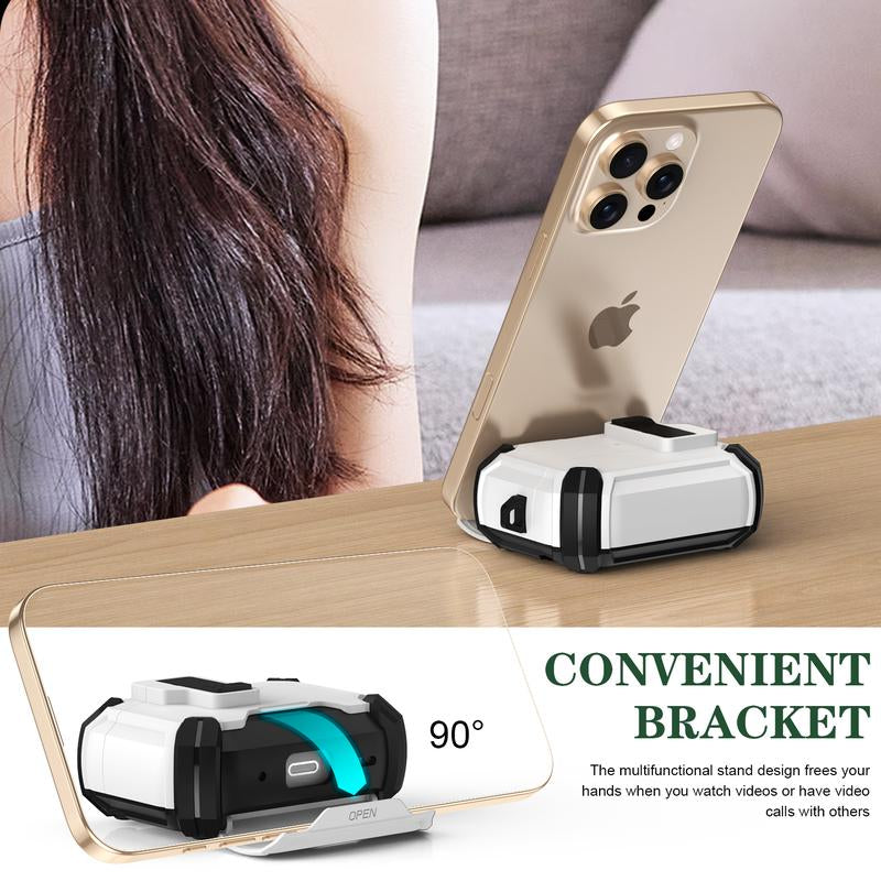 Wireless Magnetic Charging Earphone Case with Holder for Airpods Pro,Airpods Pro 2,Airpods 4,Airpods 1/2 ,Earphone Protective Cover,Earphone Accessories Compatible Witrh Airpods, Earbuds Case