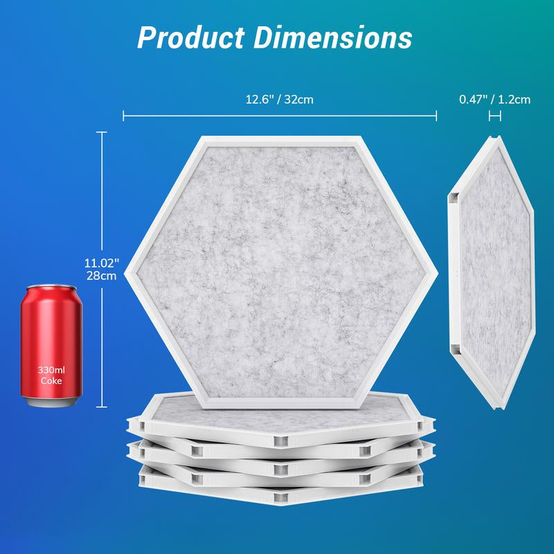 TONOR RGB Acoustic Panels Self-Adhesive, Sound Proof Panels Dampening Insulation Treatment for Gaming,Streaming, Podcast, Studio
