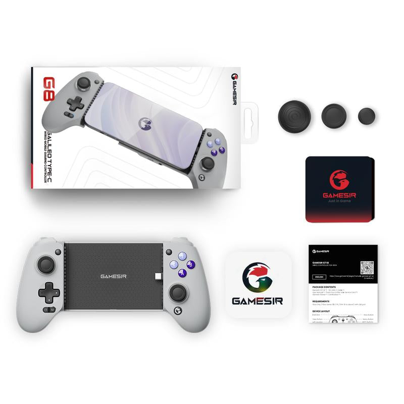 Gamesir G8 Galileo Type-C Mobile Gaming Controller for Android & Iphone 15 Series (USB-C) Accessories Console Smartphone