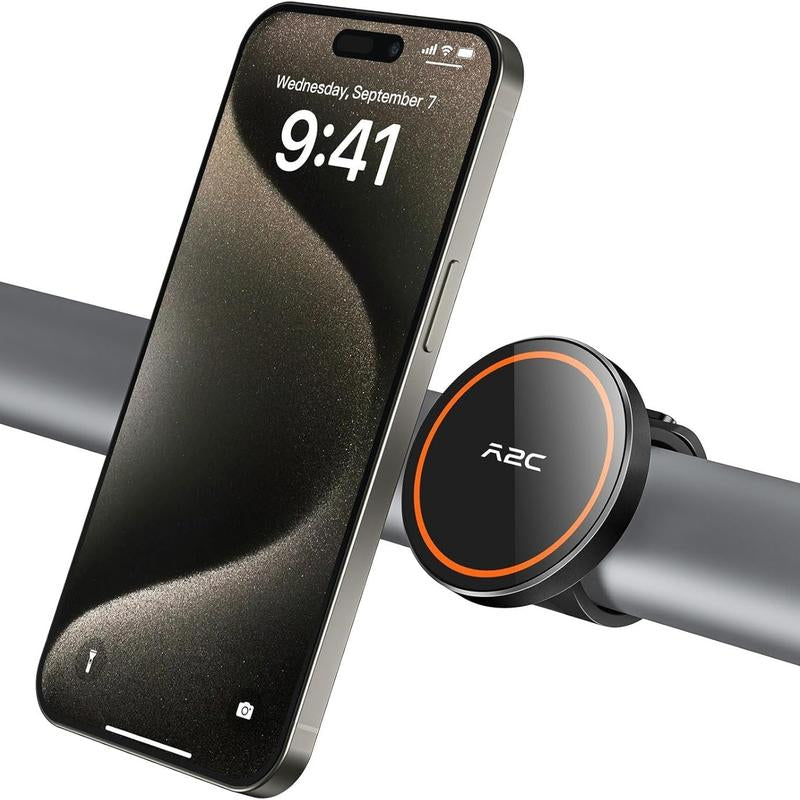 Gym Fitness Cellphone Mount for Magsafe - 360 Degree Adjustable with Adjustable Strap, Compatible with Gym Equipment, Stroller, Shopping Cart, Exercise Bikes Smartphone Stand, Accessories, Gifts for Fitness