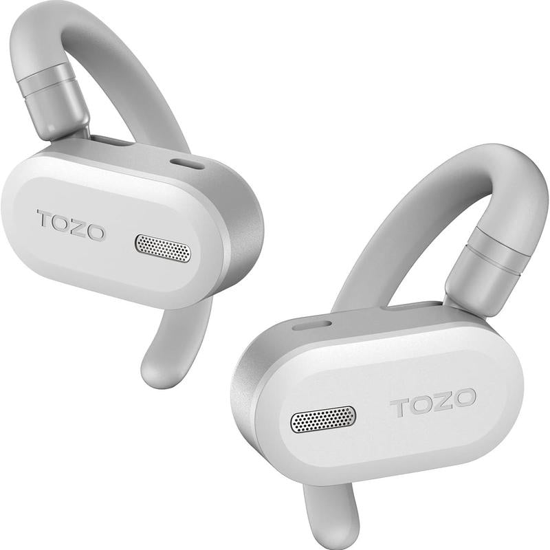 Tozo-Open Buds Lightweight True Open Ear Wireless Earbuds with Multi-Angle Adjustment Audio Earphones Sport Earbuds Headphones Electronic Headset Wireless Earphone App Control Open-Ear Headphone Fathersdaygift Black