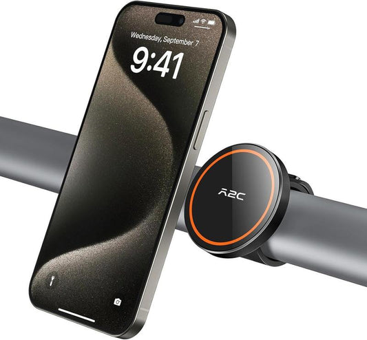 Gym Fitness Cellphone Mount for Magsafe - 360 Degree Adjustable with Adjustable Strap, Compatible with Gym Equipment, Stroller, Shopping Cart, Exercise Bikes Smartphone Stand, Accessories, Gifts for Fitness