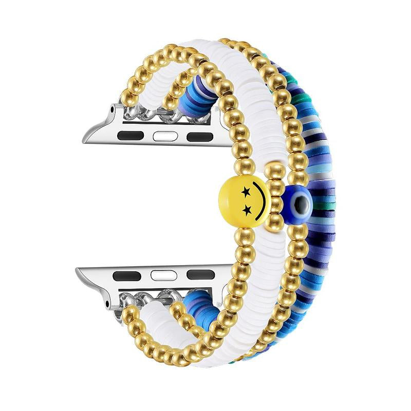 Bestie Beaded Band for Apple Watch - New 18K Gold Plated Beads