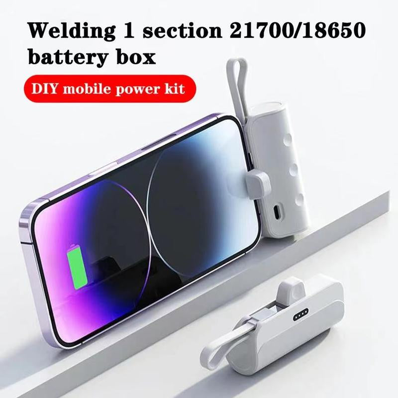 Portable Charger, Power Bank, 5800Mah Small Portable Phone Charger 5V3.1A(Black and White)