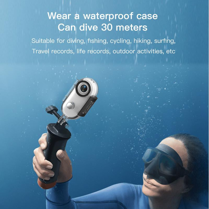 FHD 4K Mini Body Camera, Wearableaction Body Cam, Portable Thumb Size Hands Freerecording Body Worn Camera for Pet Walkingwork, Travel