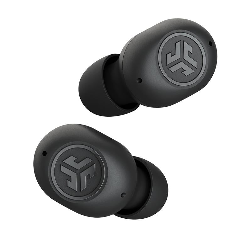 Jlab Jbuds Mini True Wireless Earbuds & Cloud Foam Earbud Tips, Charging Case, Sweat Proof, Be Aware Safety Mode, Custom Eq/Controls, Android / Iphone