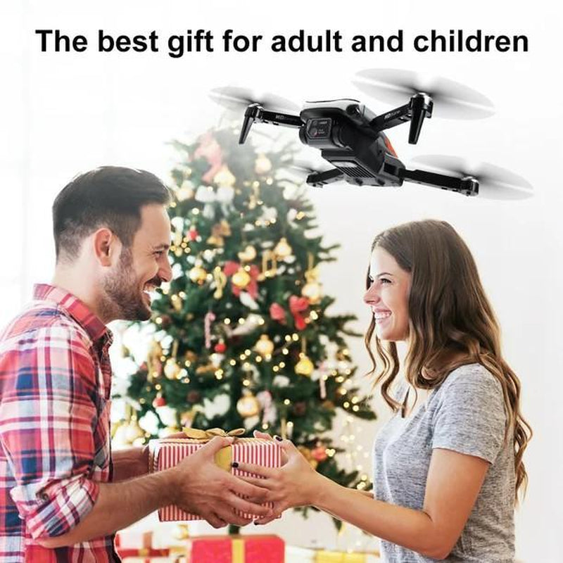 Mini Drone with HD Dual Camera, RC Quadcopter Drone with Light, Avoiding Obstacles, Headless Mode, 3 Batteries Accessories Remote Electronic Device Optical Flow Hover