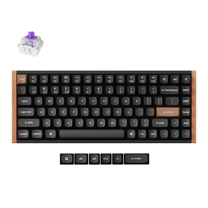 【CES Innovation Awards】Keychron K2 HE Wireless Magnetic Switch Custom Keyboard, Rapid Trigger, Gamepad Analog,Adjustable Actuation Point Pbt Keycaps Gaming Keyboard Creamy Keyboard Enhanced Acoustic Foams Gifts for Boyfriend