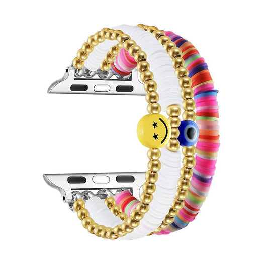 Bestie Beaded Band for Apple Watch - New 18K Gold Plated Beads