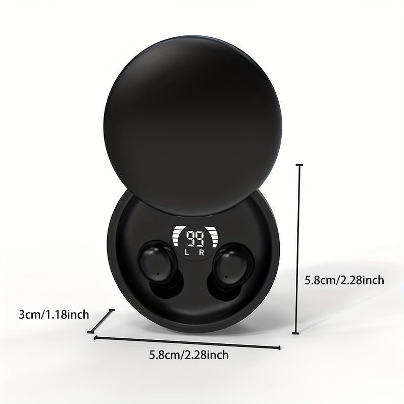 2025 Latest Invisible Smallest Mini Bluetooth Earbuds with TWS Wired Portable Noise Cancelling Underwater Use Multilingual Wireless Dynamic Microphone