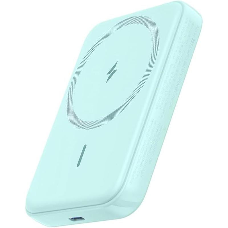321 Maggo Battery (Powercore Magnetic 5K), 5,000Mah Magnetic Wireless Portable Charger, Compatible with Iphone 15/15 Plus/15 Pro/15 Pro Max, Iphone 14/13/12 Series（Black）