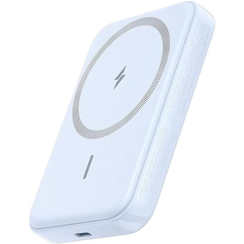 321 Maggo Battery (Powercore Magnetic 5K), 5,000Mah Magnetic Wireless Portable Charger, Compatible with Iphone 15/15 Plus/15 Pro/15 Pro Max, Iphone 14/13/12 Series（Black）