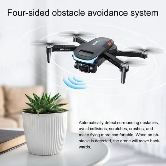 Mini Drone with HD Dual Camera, RC Quadcopter Drone with Light, Avoiding Obstacles, Headless Mode, 3 Batteries Accessories Remote Electronic Device Optical Flow Hover