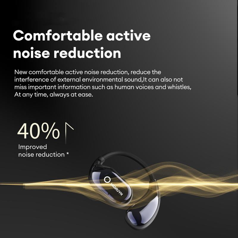 HYUNDAI HY Q18 Pro Electronic Earbud Bluetooth Headset Supports 169‑Language Translation with Full‑Color Touch Screen, Audio Wireless Headphones for Music & Phone Calls