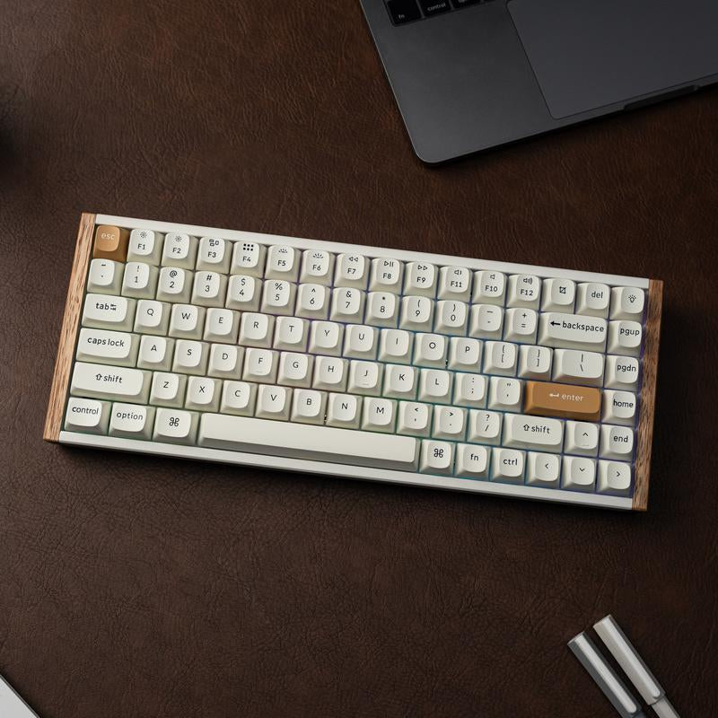 【CES Innovation Awards】Keychron K2 HE Wireless Magnetic Switch Custom Keyboard, Rapid Trigger, Gamepad Analog,Adjustable Actuation Point Pbt Keycaps Gaming Keyboard Creamy Keyboard Enhanced Acoustic Foams Gifts for Boyfriend