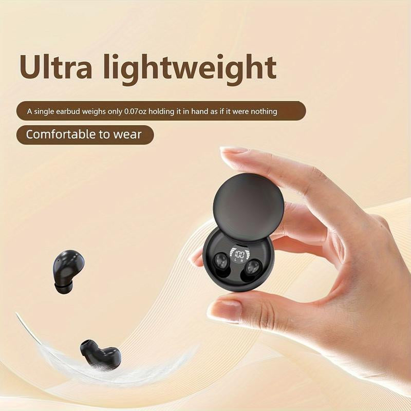 2025 Latest Invisible Smallest Mini Bluetooth Earbuds with TWS Wired Portable Noise Cancelling Underwater Use Multilingual Wireless Dynamic Microphone