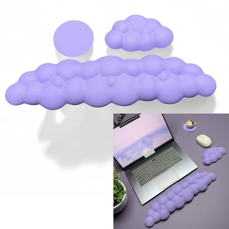 Creative Cloud Shaped Wrist Support & Keyboard Wrist Rest Pad & Coaster, Wrist Rest & Keyboard Wrist Rest Pad & Coaster, Hand Wrist Rest Mouse Pad