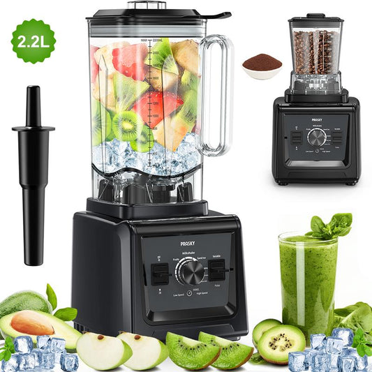{Live}Professional 75Oz & 68Oz Blender, BPA Free 2 Containers Countertop Blenders Ice Crushing, Juice Smoothies,Grinder Combo 25000RPM Powerful Crusher Machine/Smoothielover/Smarthome/Smartliving