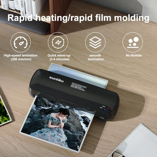 4-In-1 Professional Laminator: 3 Min Fast Heat/Seal A4/A5/A6 Documents | with Overheat Protection & Fade-Proof Technology | for Office, Small Business & Home Use