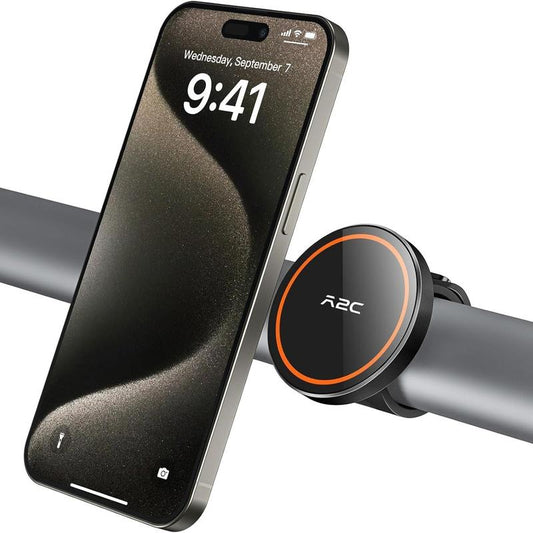 Gym Fitness Cellphone Mount for Magsafe - 360 Degree Adjustable with Adjustable Strap, Compatible with Gym Equipment, Stroller, Shopping Cart, Exercise Bikes Smartphone Stand, Accessories, Gifts for Fitness