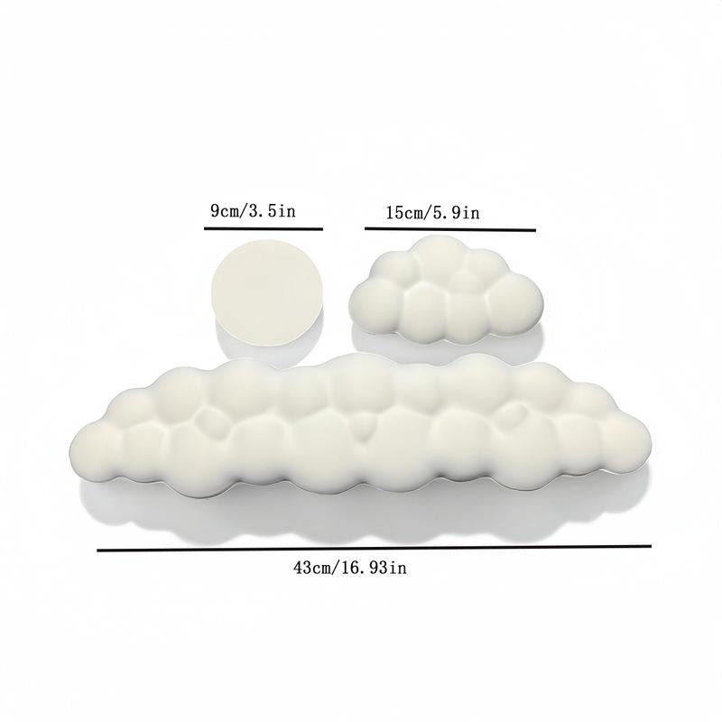 Creative Cloud Shaped Wrist Support & Keyboard Wrist Rest Pad & Coaster, Wrist Rest & Keyboard Wrist Rest Pad & Coaster, Hand Wrist Rest Mouse Pad