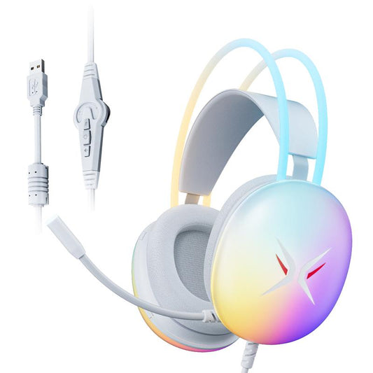 TAGRY TRONICX G7 Wired PC Gaming Headset with 50Mm Driver, ENC Microphone, USB Headset with 7.1 Surround Sound, Control Box for Pc/Ps5/Ps4/Switch Dock
