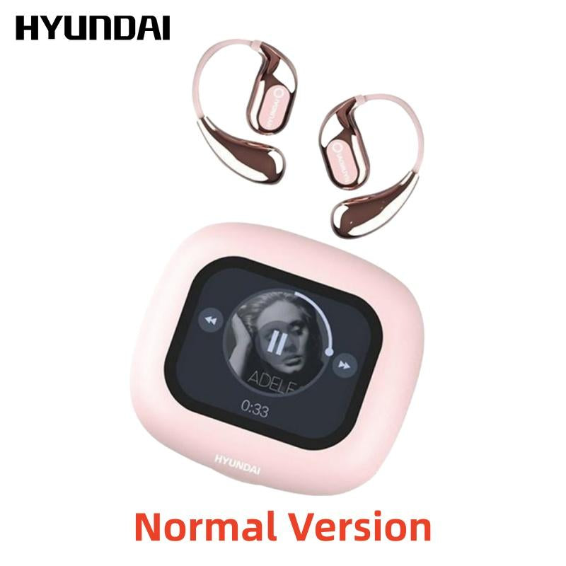 HYUNDAI HY Q18 Pro Electronic Earbud Bluetooth Headset Supports 169‑Language Translation with Full‑Color Touch Screen, Audio Wireless Headphones for Music & Phone Calls