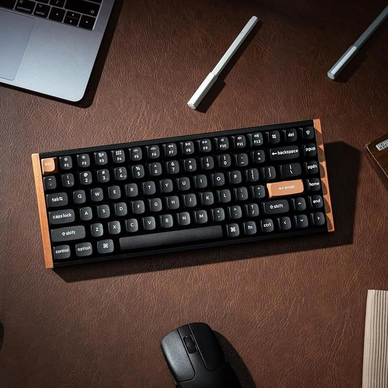 【CES Innovation Awards】Keychron K2 HE Wireless Magnetic Switch Custom Keyboard, Rapid Trigger, Gamepad Analog,Adjustable Actuation Point Pbt Keycaps Gaming Keyboard Creamy Keyboard Enhanced Acoustic Foams Gifts for Boyfriend