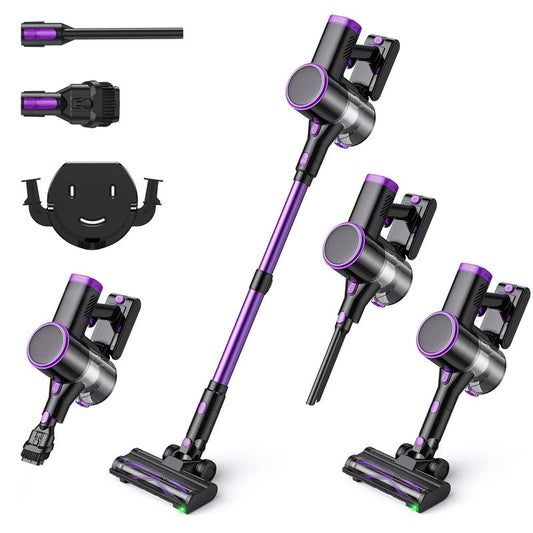 [Home Essential] Cordless Stick Vacuum Cleaner with 35Kpa Suction, anti - Tangle Brush and Upgraded Green Light, Ideal for Home Cleaning