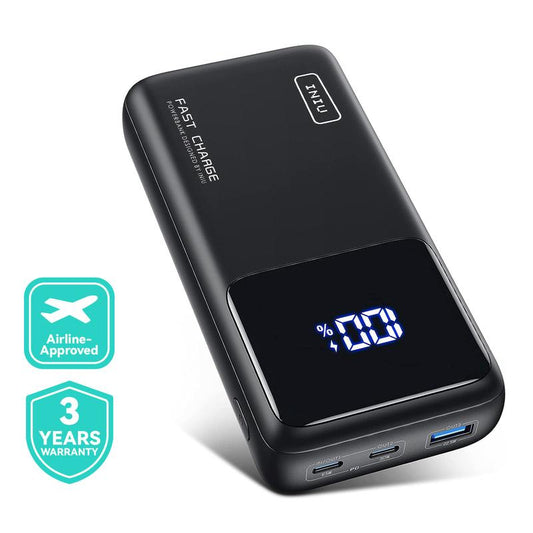 INIU 25000Mah 100W Power Bank USB C Laptop Portable Charger, PD QC Fast Charging 3-Output External Battery Pack for Laptop Macbook Dell XPS Ipad Tablet Steam Deck Iphone 17 16 15 14 13 12 Pro Samsung Macbook Ipad Switch 2 Etc Chargeable Smartphone Device