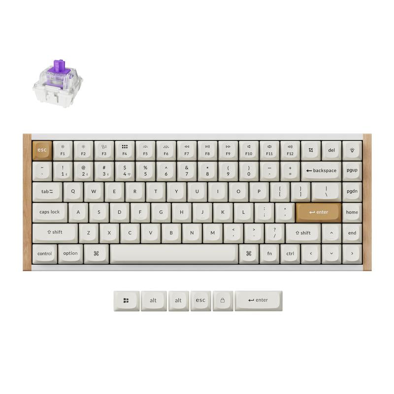 【CES Innovation Awards】Keychron K2 HE Wireless Magnetic Switch Custom Keyboard, Rapid Trigger, Gamepad Analog,Adjustable Actuation Point Pbt Keycaps Gaming Keyboard Creamy Keyboard Enhanced Acoustic Foams Gifts for Boyfriend