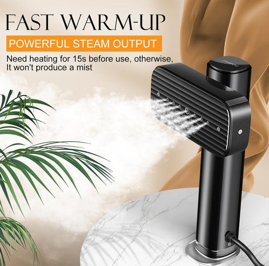 Steamer for Clothes Portable 1200W Handheld Clothes Steamer 15S Fast Heat-Up Multi-Angle Ironing Effortless Wrinkle Removal for Home Office and Travel