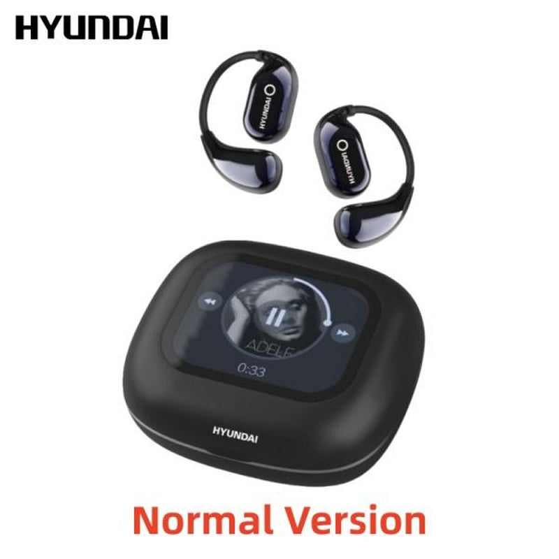 HYUNDAI HY Q18 Pro Electronic Earbud Bluetooth Headset Supports 169‑Language Translation with Full‑Color Touch Screen, Audio Wireless Headphones for Music & Phone Calls