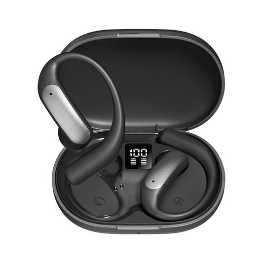 Waterproof and Sweatproof Clip-On Headphones, Bluetooth 5.4 Wireless Headphones, Dual-Use for Music and Calls, Built-In Microphone, Travel Backup, Holiday Gift Audio Silicone Noise Cancellation Charging