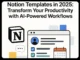 How to Manage Your Work Schedule in Notion for Maximum Productivity (2026 Update) Manage work schedule notion with AI-powered templates for productivity