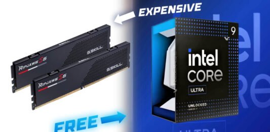 Strange But True! Buy 13 Million Rupiah of RAM and Get a Free Intel Core Ultra 9 CPU Intel Shares