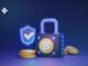 Crypto Security 101. Essential Tips to Protect Your Digital Assets Crypto security tips - digital asset protection with encryption lock and shield icon