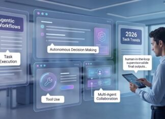 Beyond Chatbots: Why 2026 is the Year of Agentic AI Workflows Agentic AI workflows in 2026 diagram