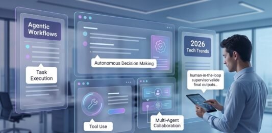 Beyond Chatbots: Why 2026 is the Year of Agentic AI Workflows Agentic AI workflows in 2026 diagram